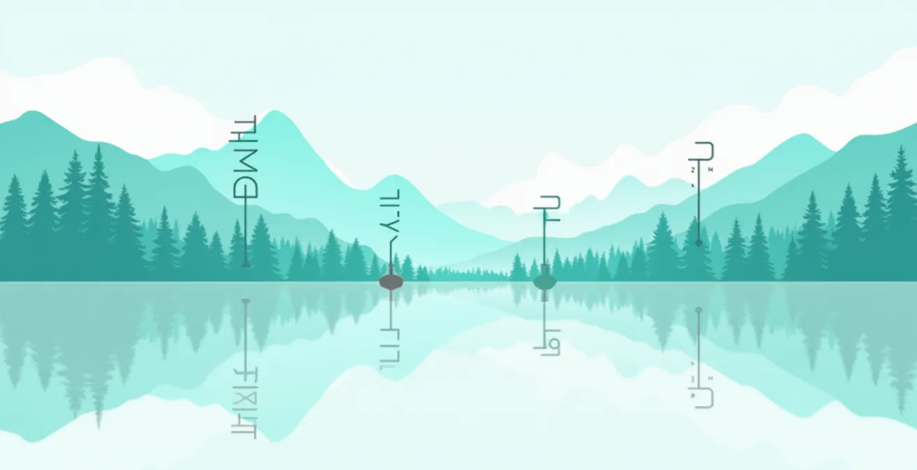 Illustration schématique montrant le calendrier de l’intensité de la couleur turquoise des lacs des Rocheuses de juin à septembre