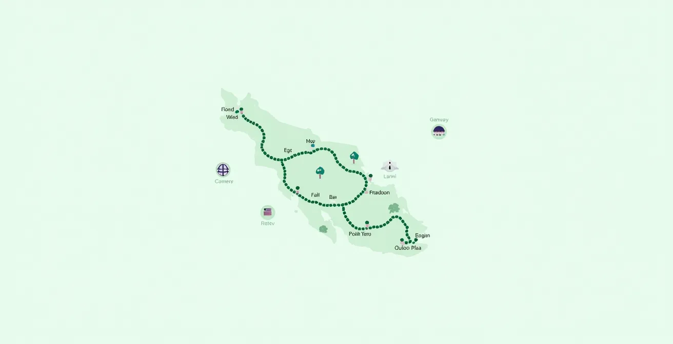 Itinéraire équilibré sur 7 jours pour l'Île de Vancouver, mettant en évidence les journées tampons pour l'exploration et le repos.